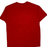 Columbus Hanes Single Stitch T-Shirt - XL Red Cotton