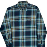 Bridger Pendleton Checked Flannel Shirt - Medium Grey Cotton