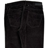 Calvin Klein Jeans Cord Trousers - 30″ Waist Black Corduroy