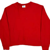 Reverse Weave Champion Sweatshirt - Large Red Cotton