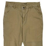 Carhartt Double Knee Carpenter Pants - 38W 30L Khaki Cotton