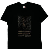 African American Book Centers Inc. Fruit Of The Loom Single Stitch T-Shirt - Large Black Cotton
