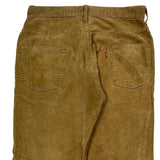 Levis Boot Cut Cord Pants - 31″ Waist Brown Cotton