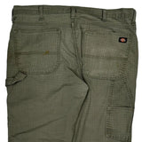 Dickies Cargo Trousers - 38W 30L Green Cotton