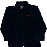 Harley Davidson Jacket - Large Black Cotton