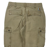 Carhartt Cargo Trousers - 32W 30L Beige Cotton