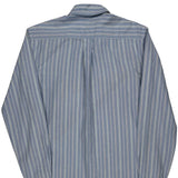 Ralph Lauren Striped Shirt - Large Blue Cotton