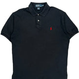 Polo By Ralph Lauren Polo Shirt - Medium Black Cotton
