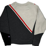 Reverse Weave Champion Striped Sweatshirt - Medium Cream Cotton