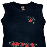 Laughlin Run 20Th Anniversary Harley Davidson Graphic Vest - Small Black Cotton