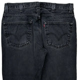 Levis Jeans - 36W 29L Black Cotton