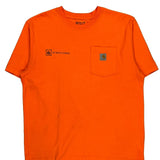 Dc Structures Carhartt T-Shirt - Large Orange Cotton