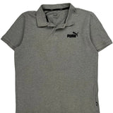 Puma Polo Shirt - Medium Grey Cotton