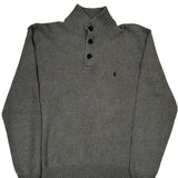 Polo By Ralph Lauren Sweater - XL Gray Cotton