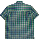 Chaps Ralph Lauren Checked Short Sleeve Shirt - Large Green Cotton