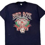 Boston Red Sox Unbranded Single Stitch T-Shirt - XL Navy Polyester Blend