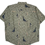 Crossings Short Sleeve Shirt - Large Multicoloured Cotton