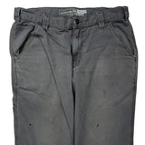 Carhartt Carpenter Trousers - 33W 30L Grey Cotton