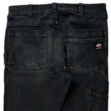 Dickies Carpenter Jeans - 36W 27L Black Cotton