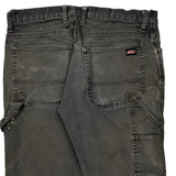 Dickies Double Knee Carpenter Pants - 36W 31L Gray Cotton
