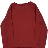 Age 3-4 Nike Sweatshirt - 2XS Red Cotton Blend