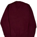 Tommy Hilfiger Jumper - XL Burgundy Wool Blend