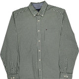 Tommy Hilfiger Checked Shirt - Medium Green Cotton