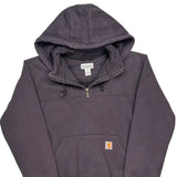 Carhartt Hoodie - Small Gray Cotton Blend