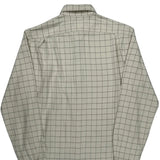 Polo By Ralph Lauren Checked Shirt - Medium Cream Cotton