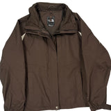 The North Face Waterproof Jacket - Medium Brown Polyester