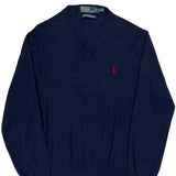 Polo By Ralph Lauren Sweater - XL Navy Cotton