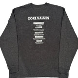 Core Values Carhartt Long Sleeve T-Shirt - XL Gray Cotton