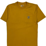 Carhartt T-Shirt - Small Yellow Cotton
