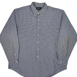 Ralph Lauren Checked Shirt - 2XL Blue Cotton
