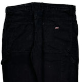 Dickies Carpenter Pants - 35W 29L Black Cotton