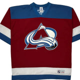 Colorado Avalanche Logo Athletics Jersey - XL Blue Polyester