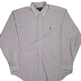 Blake Ralph Lauren Checked Shirt - XL Pink Cotton