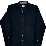 Levis Slim Fit Shirt - XL Black Cotton