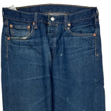 501 Levis Jeans - 35W 30L Blue Cotton