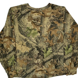 Advantage Camo Long Sleeve T-Shirt - XL Green Cotton