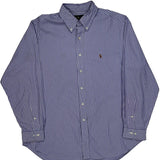 Ralph Lauren Striped Shirt - XL Purple Cotton