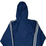 Adidas Jacket - Large Blue Polyester