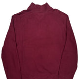 Tommy Hilfiger 1/4 Zip - XL Burgundy Cotton