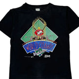 Single Stitch Cincinnati Reds Salem Graphic T-Shirt - Large Black Cotton