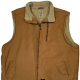 Dickies Sherpa Lined Vest - 3XL Brown Cotton