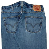 501 Levis Jeans - 36W 31L Blue Cotton