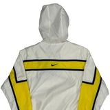 Sportswear Nike Striped Windbreaker - Small White Polyester