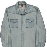 Levis Denim Shirt - XL Light Wash Cotton