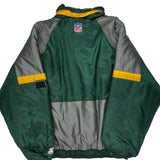 Green Bay Packers Starter Nfl Jacket - Large Gray Polyester