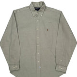 Yarmouth Ralph Lauren Shirt - Large Gray Cotton
